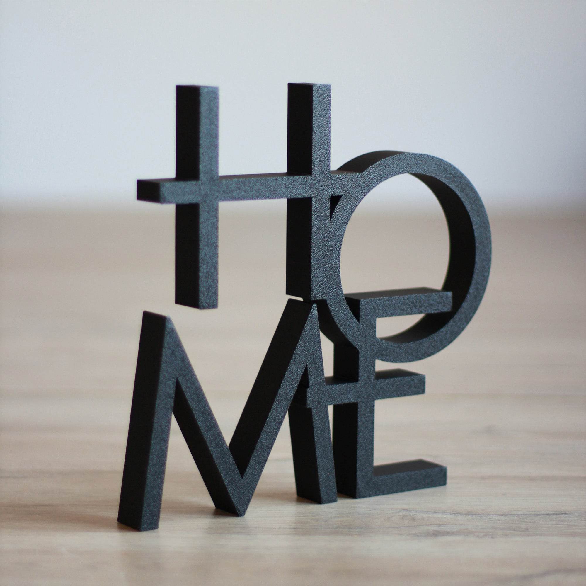 3D Druck Datei – Schriftzug Home für 3D Drucker : - Sewando
