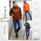 Ebook Hoodie NEVIANO Gr. 34-54 PDF Schnittmuster