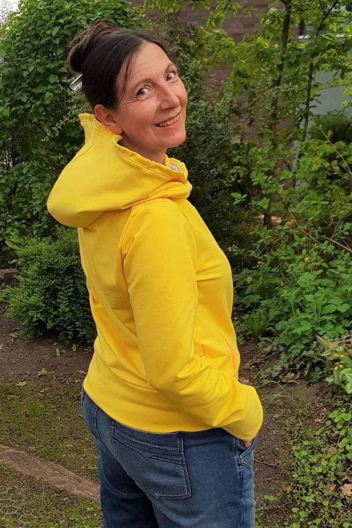 Schnittmuster Hoodie Ladylike, Größe 32 - 50 : - Sewando