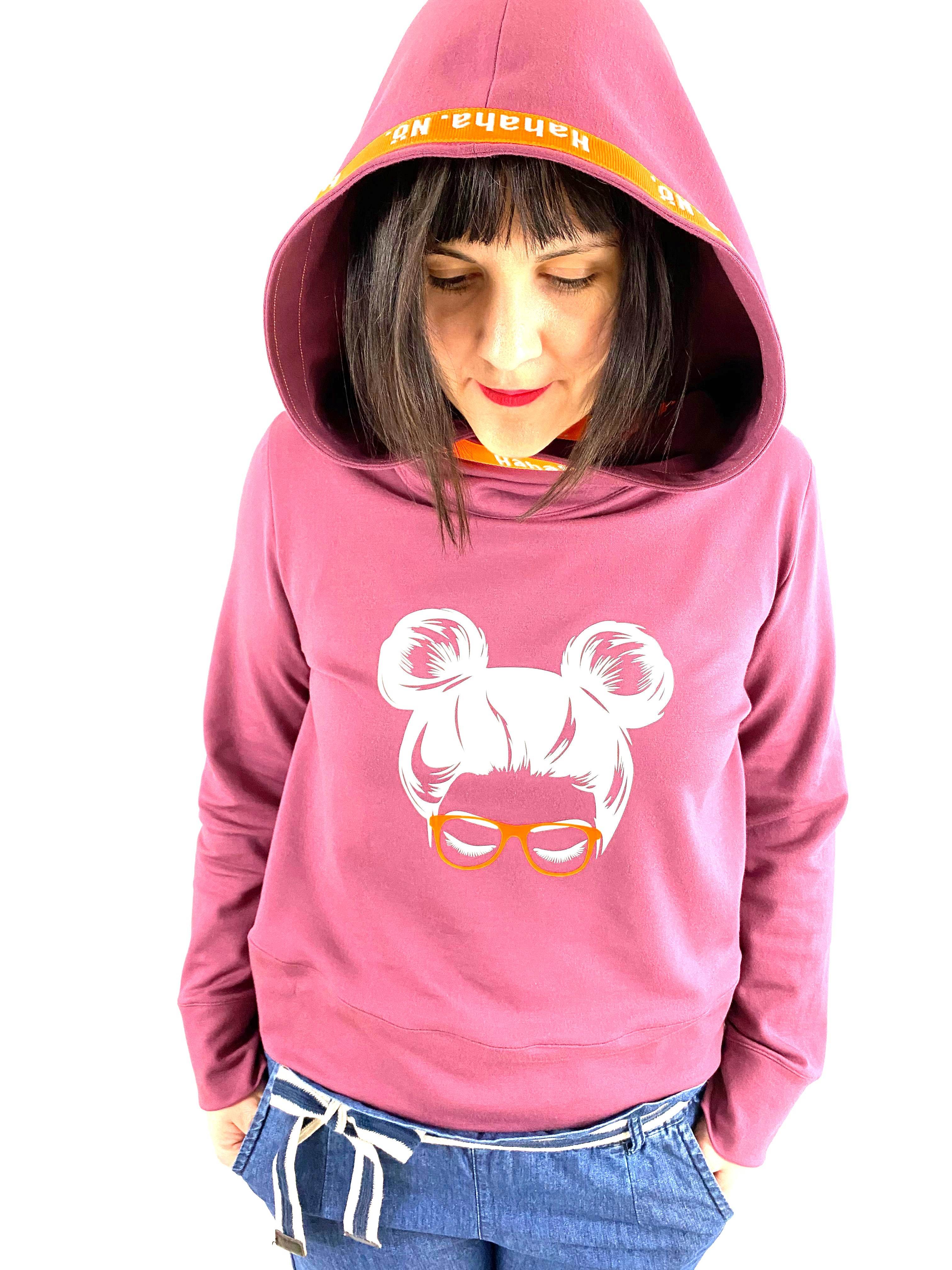 Schnittmuster Hoodie Ladylike, Größe 32 - 50 : - Sewando