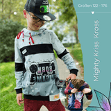 Schnittmuster Hoodie Mighty Kriss Kross Gr.122 - 176 - Sewando