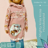 Hoodiekleid Mighty Kriss Kross Gr.74-122 - Sewando