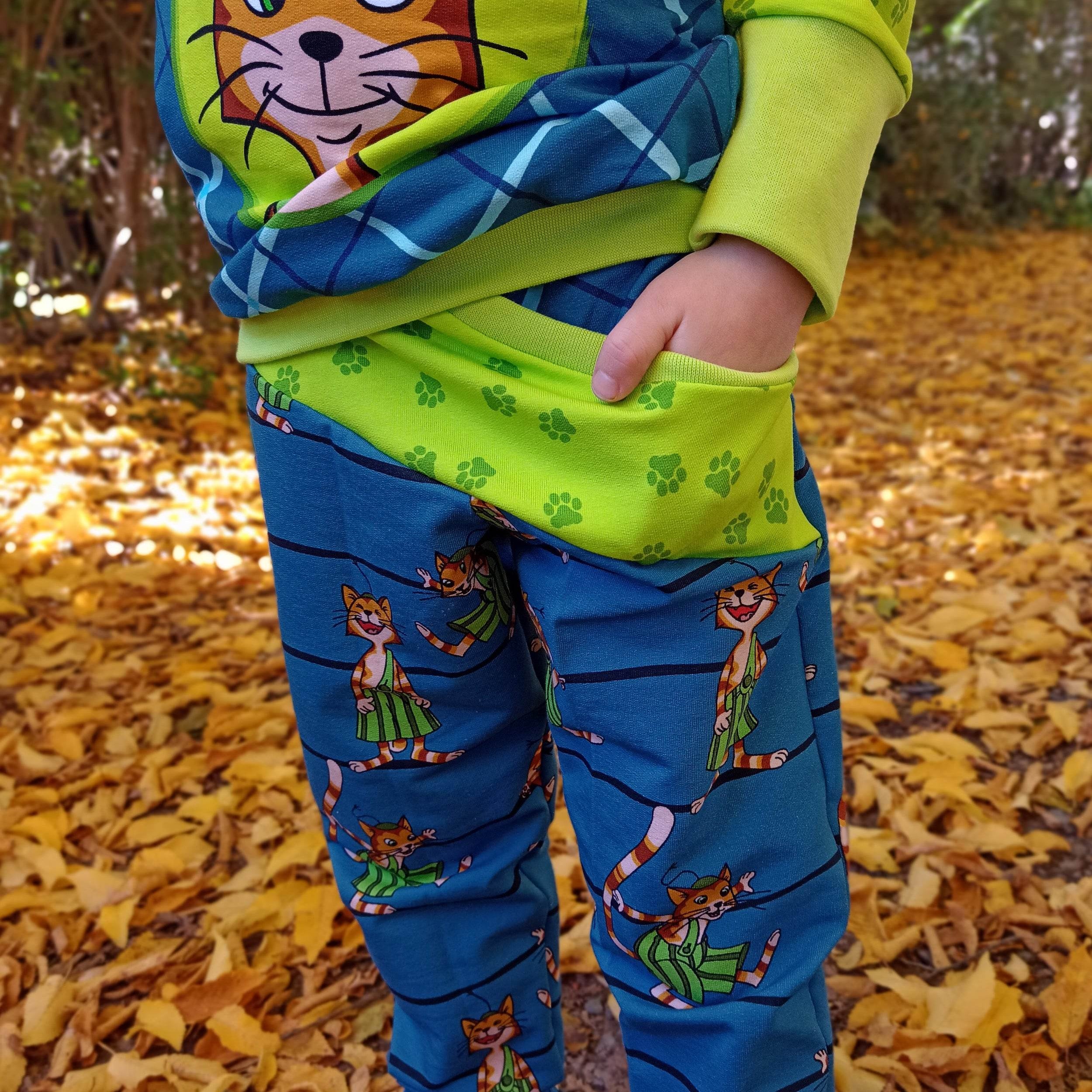 Schnittmuster Räubertochterhose Jogginghose Hose für Mädchen Gr. 74-164 - Sewando