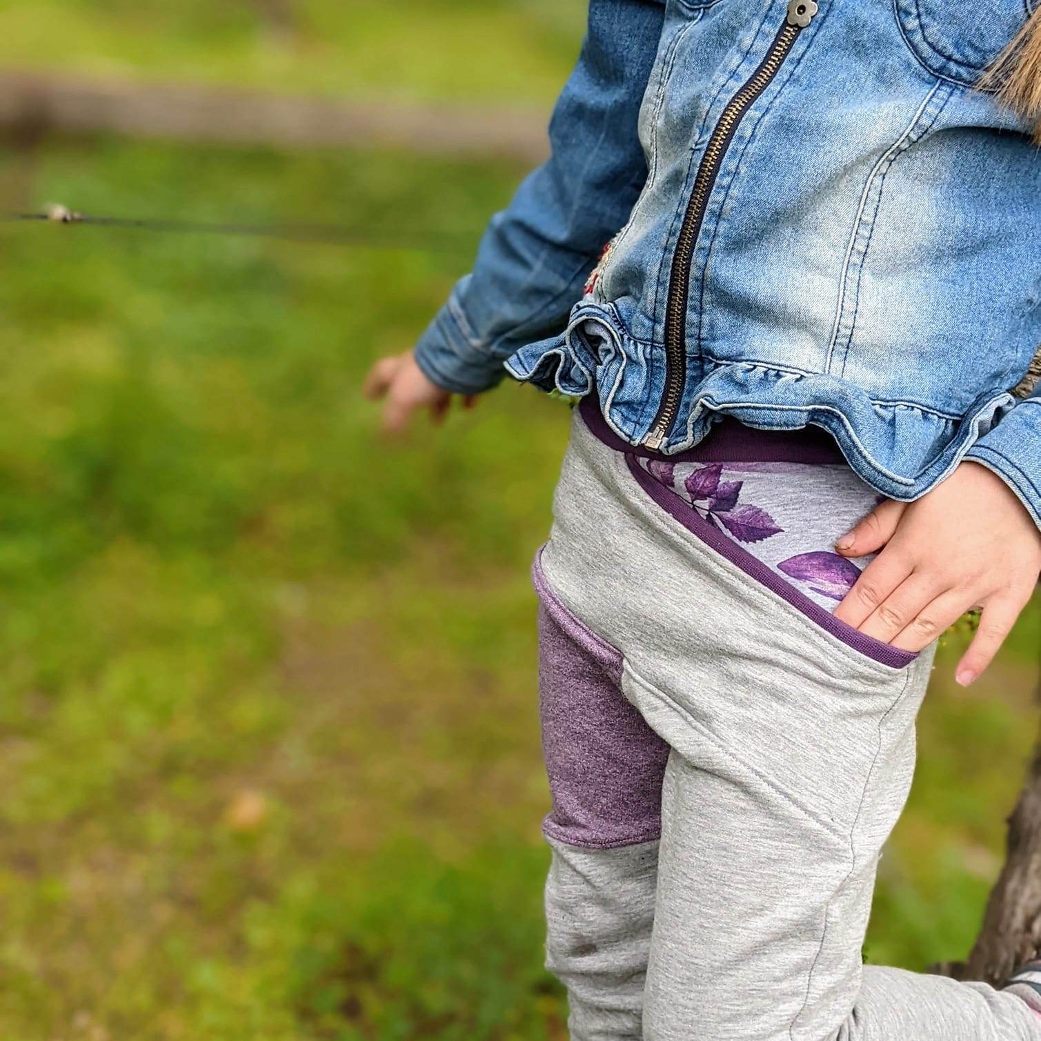 Schnittmuster Räubertochterhose Jogginghose Hose für Mädchen Gr. 74-164 - Sewando