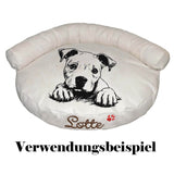 American Staffordshire Terrier "Bax" - realistisch - FÜR HELLE STOFFE