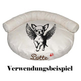 Stickdatei Chihuahua Engel "Dina" - realistisch - FÜR HELLE STOFFE
