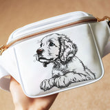 Stickdatei Irish Setter Welpe "Tabsy" - realistisch - FÜR HELLE STOFFE