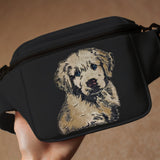 Stickdatei Applikation Golden Retriever "Muffin" - realistisch - FÜR HELLE & DUNKLE STOFFE