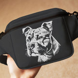 Stickdatei Staffordshire Bull Terrier "Julian" - realistisch - FÜR DUNKLE STOFFE