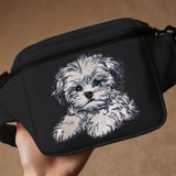 Stickdatei Applikation Shih Tzu "Lesley"  - realistisch - FÜR HELLE & DUNKLE STOFFE