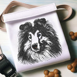 Stickdatei Border Collie "Ian" - realistisch - FÜR HELLE STOFFE
