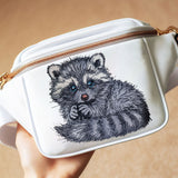 Stickdatei - Applikation - Waschbär "Paddy" - Für helle & dunkle Stoffe