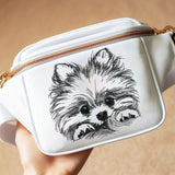 Stickdatei Pomeranian "Lou" - realistisch - FÜR HELLE STOFFE