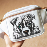 Stickdatei Staffordshire Terrier "Jan" - realistisch - FÜR HELLE STOFFE