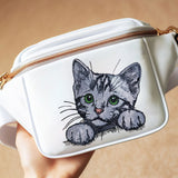 Stickdatei Applikation Katze "Zora" - realistisch - FÜR HELLE & DUNKLE STOFFE