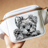 Stickdatei Yorkshire Terrier "Benny" - realistisch - FÜR HELLE STOFFE