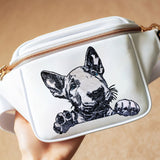 Stickdatei Applikation Bullterrier "Gracie" - realistisch - FÜR HELLE & DUNKLE STOFFE