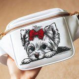 Stickdatei Yorkshire Terrier "Elsa" - realistisch - FÜR HELLE STOFFE