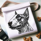 Stickdatei Bullterrier "Chiquita" - realistisch - FÜR HELLE STOFFE