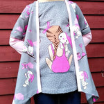 Happy Lysan - Gr 86 - 164 - Shirt mit Cardigan + Mantel Schnittmuster - Sewando