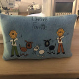 Stickdatei Strichmännchen Familie 3 Set 196 - Sewando
