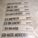 *Ich 24/7* Plotterdatei Statements - Sewando