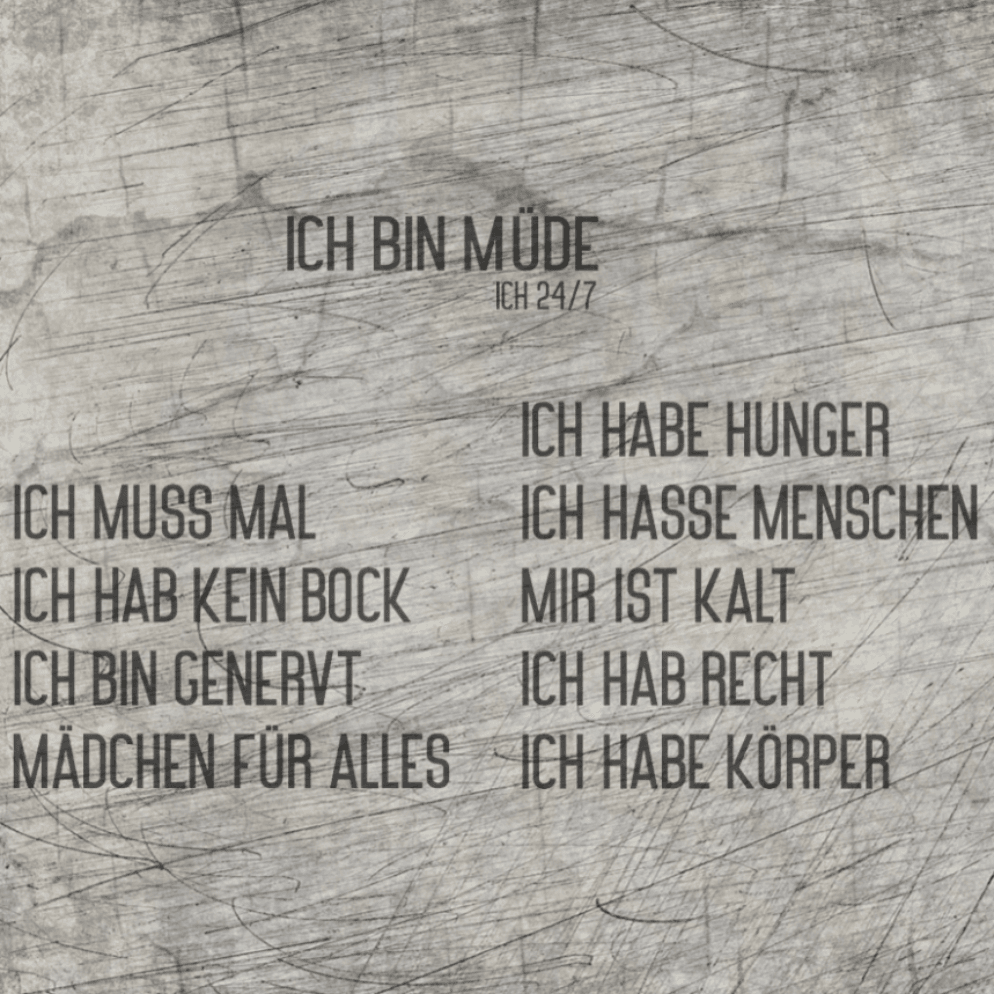 *Ich 24/7* Plotterdatei Statements - Sewando