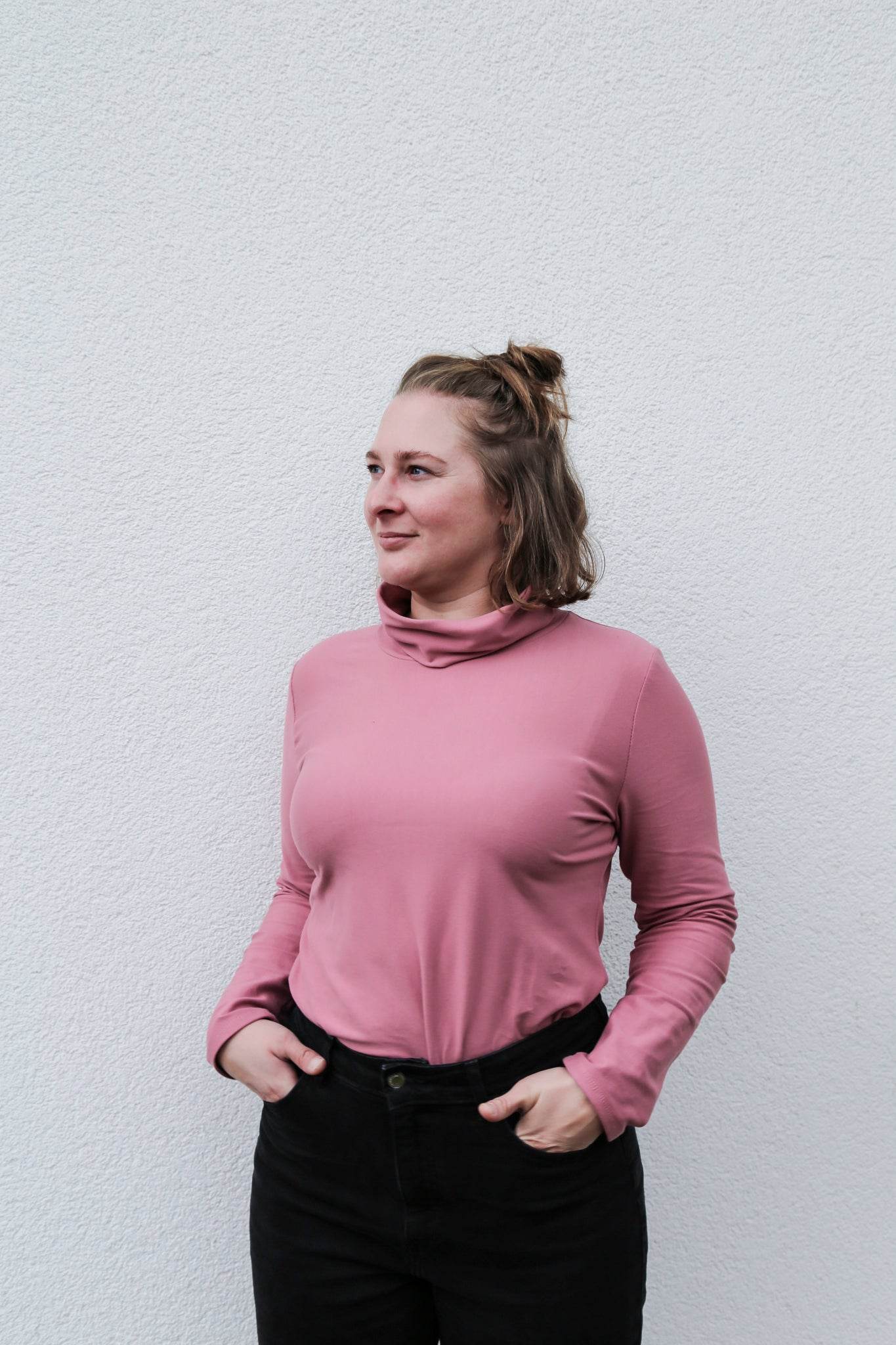 Schnittmuster Rollkragen-Shirt Nordlys Gr. 32-50 - Sewando