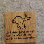 *Ich gehe gerne zuweit* Plotterdatei - Sewando