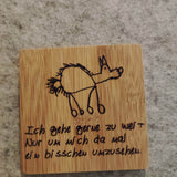 *Ich gehe gerne zuweit* Plotterdatei - Sewando