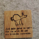 *Ich gehe gerne zuweit* Plotterdatei - Sewando