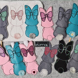 ITH Stickdatei Mega-SET Puschelschwanz-Hasen mit 16 Varianten für 13x18