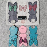 ITH Stickdatei Mega-SET Puschelschwanz-Hasen mit 16 Varianten für 13x18