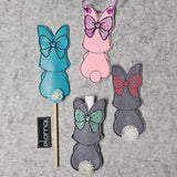 ITH Stickdatei Mega-SET Puschelschwanz-Hasen mit 16 Varianten für 13x18