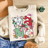 Fröhliche Weihnachten – MAMA Design in festlicher Patchwork-Optik 🎄🎁 Sublimation, Druck - Sewando