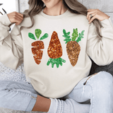 Glitzer-Möhren Bügelbild – Karotten-Druck für Ostern, Frühling & Gartenliebe - Sewando