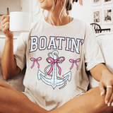 Boatin’ Anker Bügelbild– Maritimes PNG Design mit Schleifen & Karo - Sewando