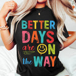 Better Days Lachgesicht Plotterdatei – Buntes Statement mit Retro-Vibes & Optimismus - Sewando
