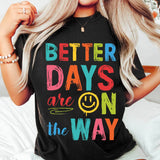Better Days Lachgesicht Plotterdatei – Buntes Statement mit Retro-Vibes & Optimismus - Sewando