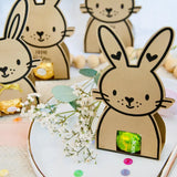 Druckvorlage Hase für Pralinen Lindt & Ferrero - Druckdatei für Ostern