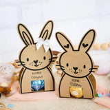 Druckvorlage Hase für Pralinen Lindt & Ferrero - Druckdatei für Ostern