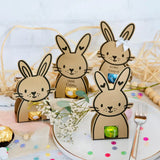 Druckvorlage Hase für Pralinen Lindt & Ferrero - Druckdatei für Ostern