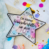 Stern Schüttelkarte Geburtstag – Geldgeschenk – Verpackung für Geld & Gutschein