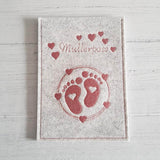 Stickdatei Mutterpass Herz Babyfüsse Doodle Set 513 - Sewando