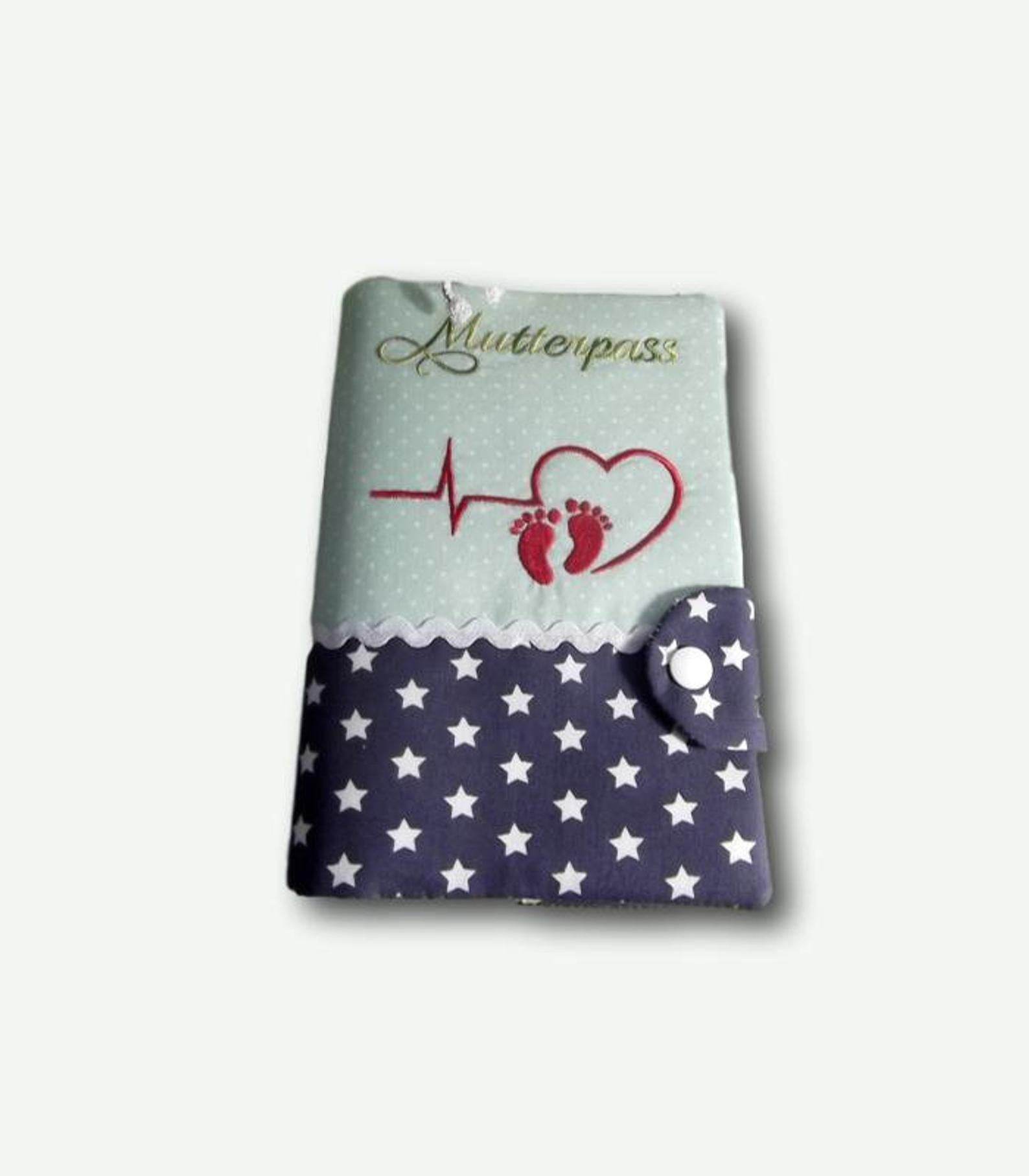 Stickdatei Baby Füße mit Herz und Herzlinie Set 478 - Sewando