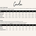 Rundhals Bluse Shirt mit verschiedenen Ärmeln CARLA, Gr. 32-50, PDF Schnittmuster - Sewando