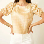 Rundhals Bluse Shirt mit verschiedenen Ärmeln CARLA, Gr. 32-50, PDF Schnittmuster - Sewando