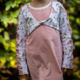 Schnittmuster / Sewing Pattern *Little Twist Shirt* Size 62-176 / 3m - 18 Years - Sewando