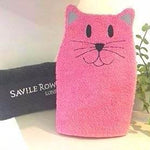 Katzen-Waschlappen Stickdatei ITH 16x26 Waschhandschuh Geschenk Geburt - Sewando
