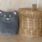Katzen-Waschlappen Stickdatei ITH 10x10 Waschhandschuh Tiere - Sewando